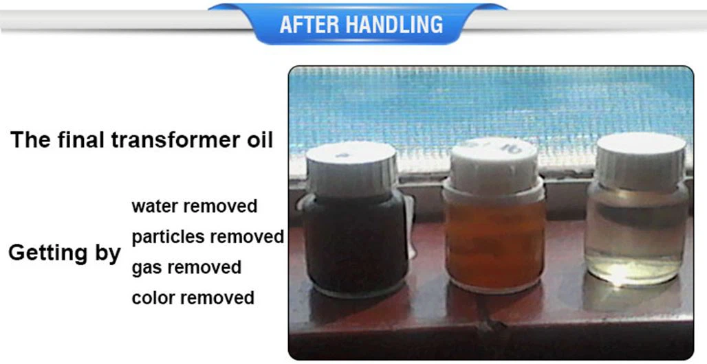 double stage vacuum transformer oil purifier
